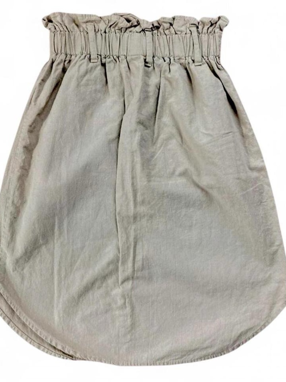 American Vintage Beige Paperbag Waist Pencil Skirt